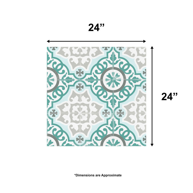 Tango Pampa 24" x 24" Porcelain Spanish / Moroccan Wall & Floor Tile