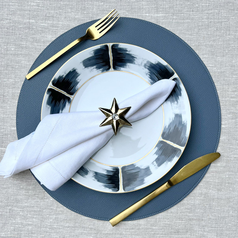 Star Napkin Rings - Gold, Gold