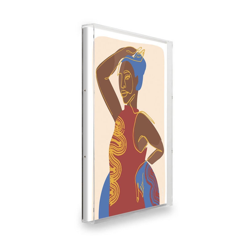 Fille primaire par Alannah Tiller, Boîte-cadre, H 18 po x l 24 po
