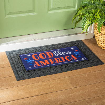 Tapis Shondel patriotique God Bless America Sassafras