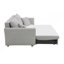 Canapé d'angle convertible avec rangement et 2 coussins décoratifs