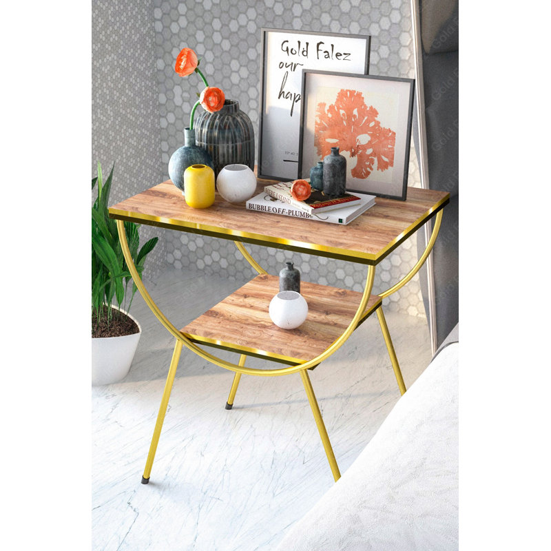 Aveline 18cm Console Table, Walnut