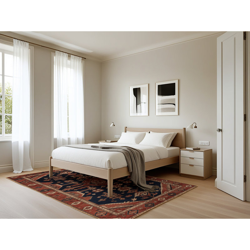 Tapis brun lavable à la machine, Rectangle 5 pi x 7 pi