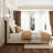 Upholstered Sleigh Platform Bed with Nailhead Trim Headboard-2083689015-2083689009