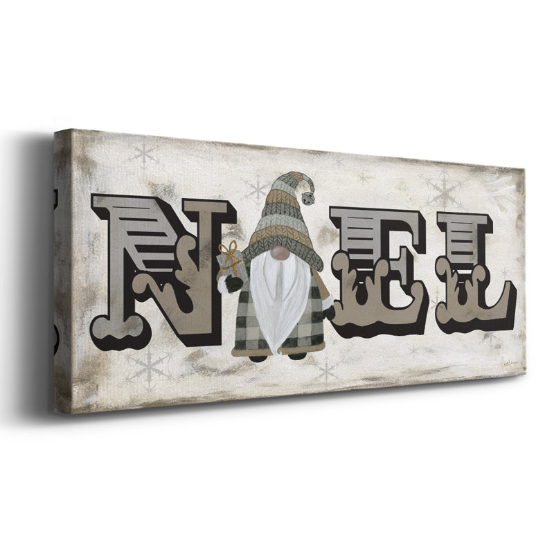 Toile tendue Winter Wonderland Friends Noel-Gallery, H 20 po x l 50 po x P 1,5 po