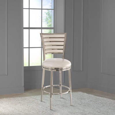 Chandace Swivel Upholstered Counter Stool