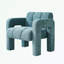 Chaise d'appoint pratique et large rembourrée-1672973460