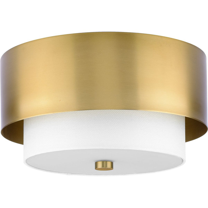 Eutaw Flush Mount, Brushed Bronze