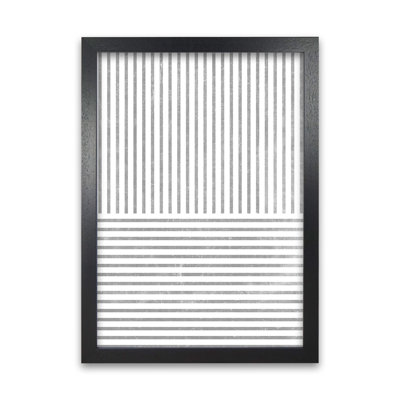 Mid Century Texture Lines C - Print