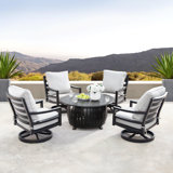 Mccomas Outdoor 5 - Piece Conversation Set