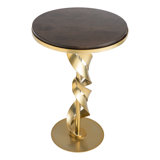 Folio Wood Top Accent Table