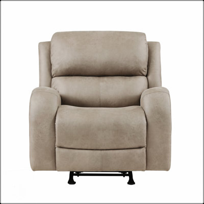 Luxurious Plush Rocker Recliner For Comfortable And Stylish Living Room Seating, Perfect For Relaxation