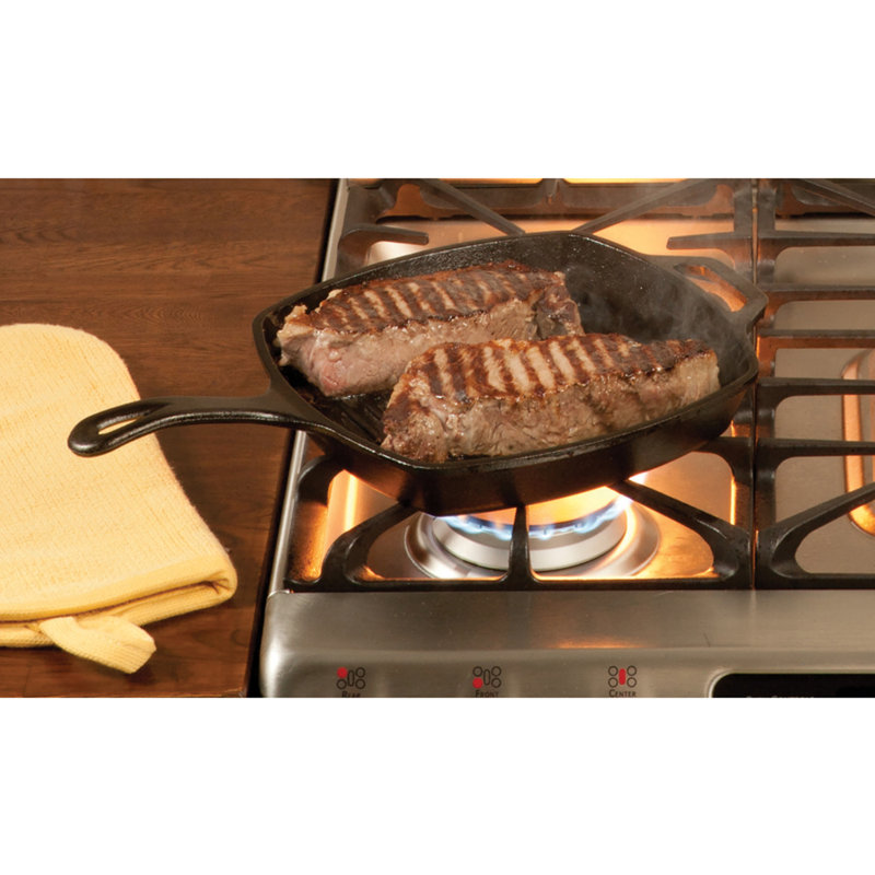 Lodge 10.5" Square Cast Iron Grill Pan
