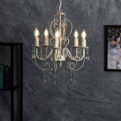 Riggs 5 - Light Candle LED Chandelier