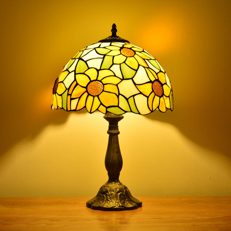 Anshita Resin Table Lamp, 18" H x 11.8" W x 11.8" D