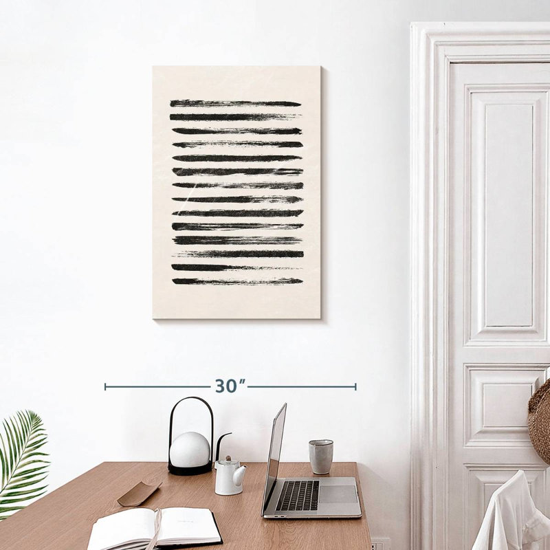 Avery Black Lines, 30" H x 20" W