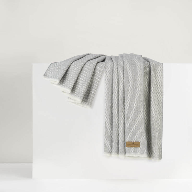 Hudson Valley Throw, Light Gray