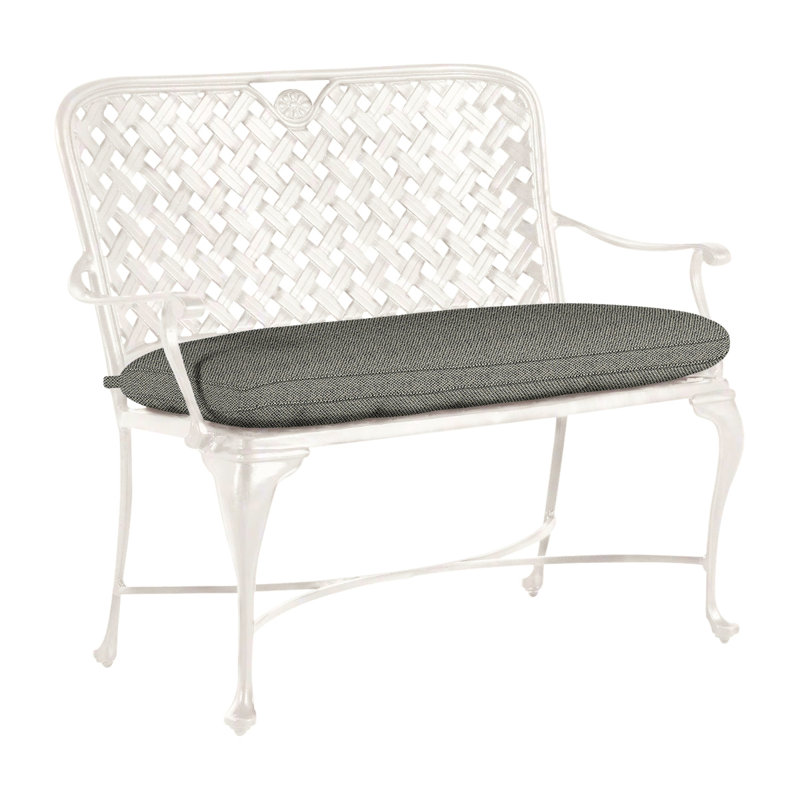 Provance Aluminum Garden Bench, Intermix Bark, Ancient Earth, Welt