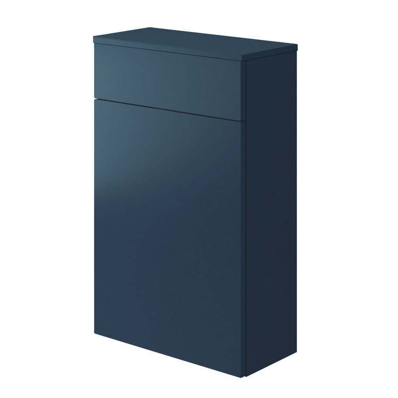 Wc Unit  - White Gloss, Indigo Matt
