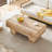 Modern Simple Light Wood Texture MDF Coffee Table - 43.3"X21.6"X17.2" Practical Model.Making It An Ideal Addition To Any Living Room Or Apartment.W1151P295247 (Only Including Table)