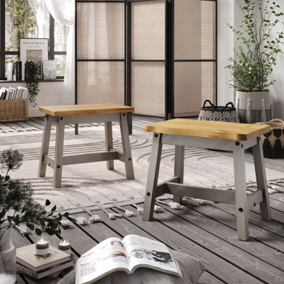 Staton Solid Wood Bench