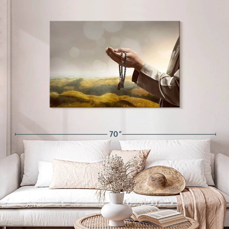 Adella Islamic Prayer, 30" H x 45" W