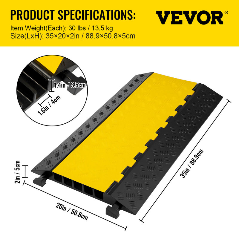 Rampe portative 2 po VEVOR