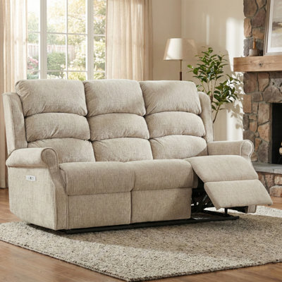 Constantino 3 Seater Electric Reclining Sofa