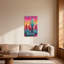 «Plants & Flowers Vibrant Cactus Desert Sunset», reproduction d'art-889367664