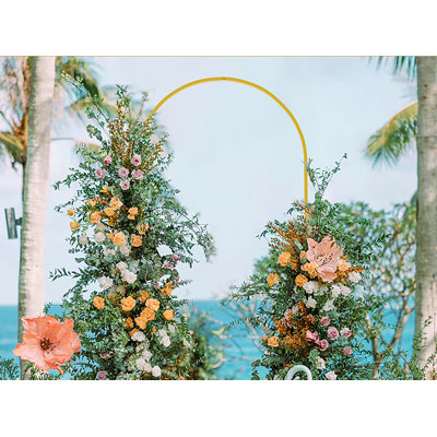 39.37'' W x 0.98'' D Metal Arbor