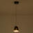 Yarrow 5-in Black Dimmable LED Pendant