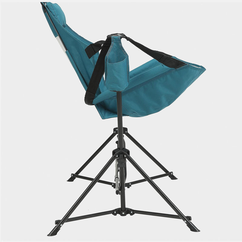 steel folding chair blue