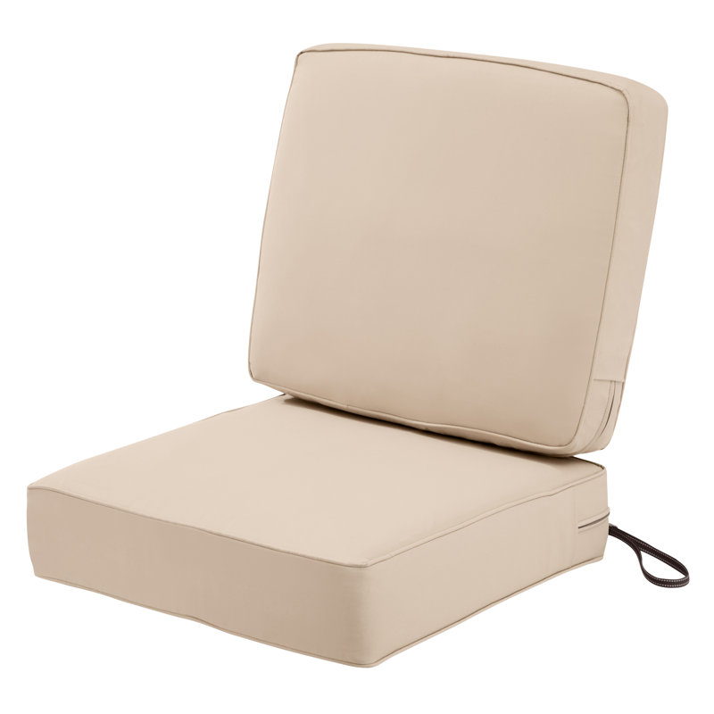 Coussin de siège / dossier Ayvion, Beige antique, H 22 po x l 25 po x p 25 po