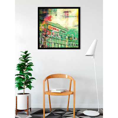 «Fenway Park Poster» par Brandi Fitzgerald, impression encadrée