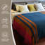 Jeté Southwest, couverture aztèque pour canapé ou décor de chambre, couverture moelleuse réversible, couverture cadeau, 50 x 60 pouces-1335813965