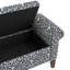 Banc de rangement avec accoudoirs roulés Wallen