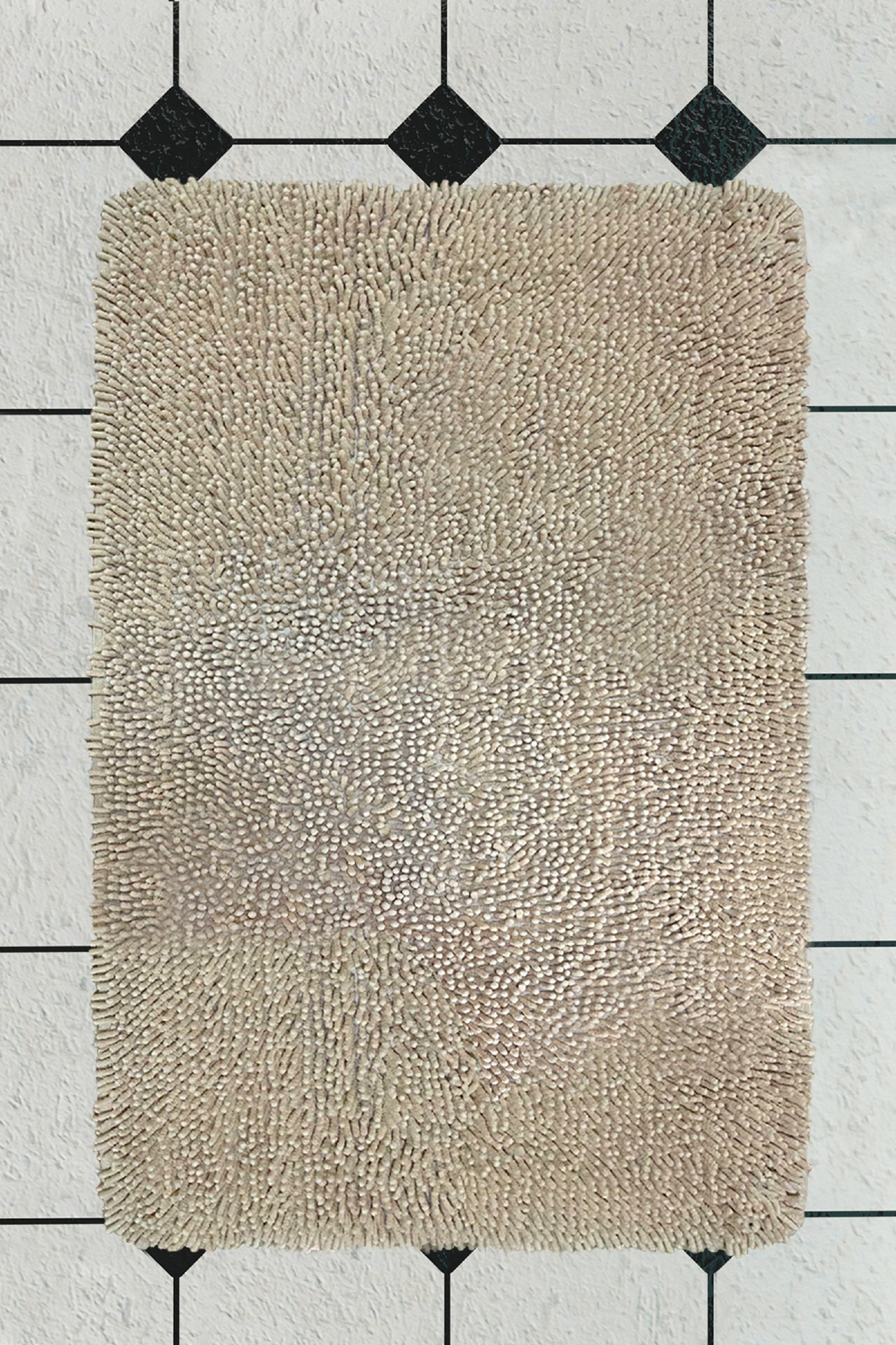 Cristin Bath Rug Latitude Run Color: White