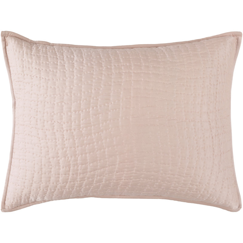 Taie décorative en mélange de coton Albany, Rosé, Très grand