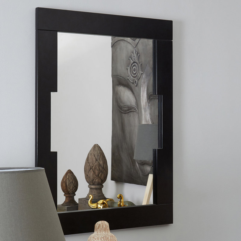 Estrada Solid Wood Flat Wall Mirror