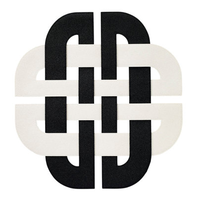 Galway Vinyl Geometric Woven Placemat