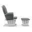 Fauteuil oscillant avec repose-pieds Hoop-1808401990-1808401992