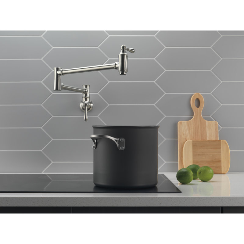 Pot Filler Wall Mount Faucet