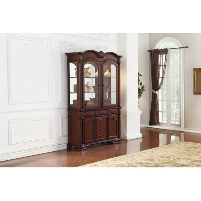 Valnni Lighted China Cabinet