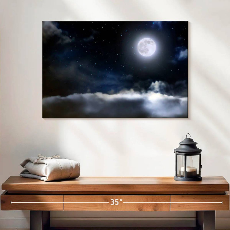 Oberle Glowing Moon, 30" H x 45" W