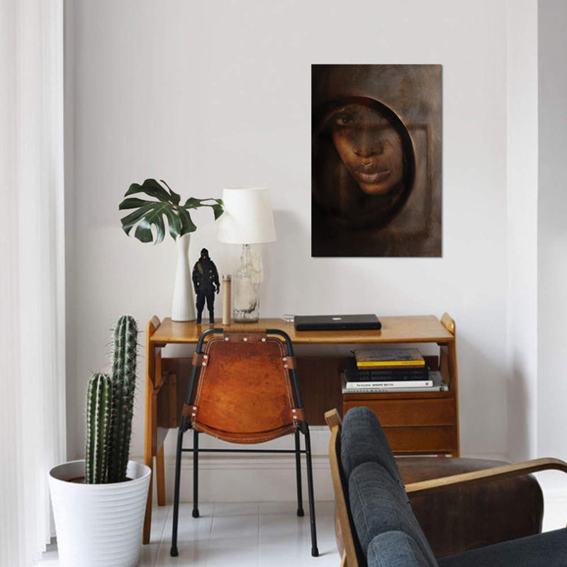 «Eternity», impression sur toile, H 26 po x l 18 po x P 1,5 po, Pas de tapis, Toile tendue