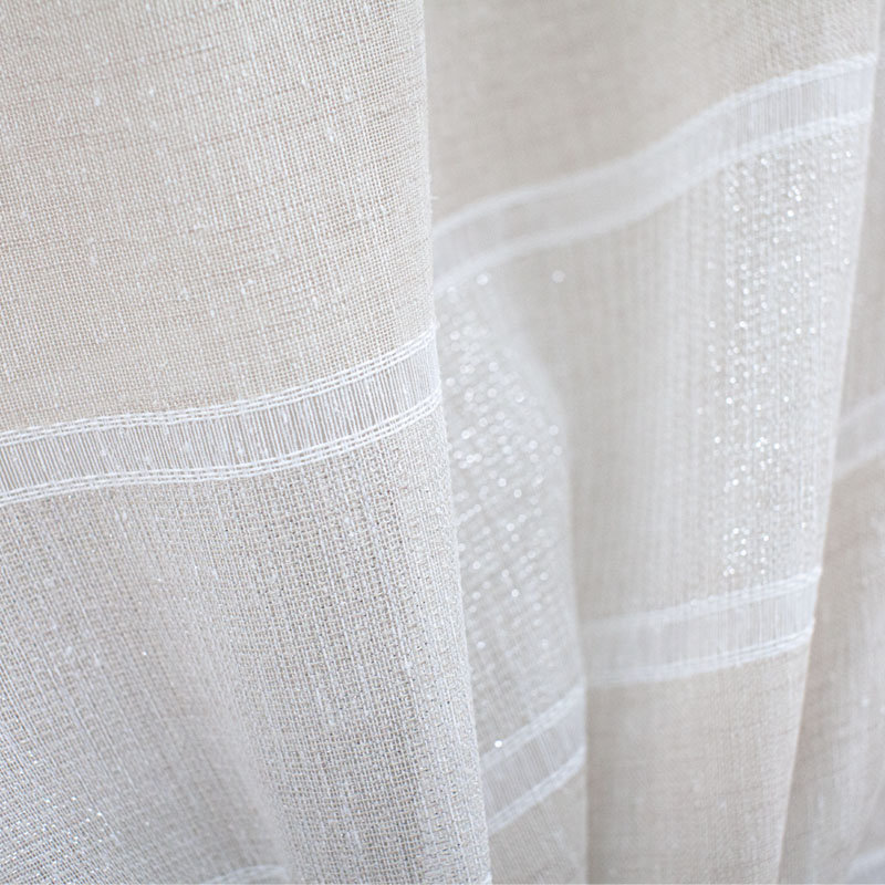 Striped Sheer | Odessa Fabric_ODESSA, Natural