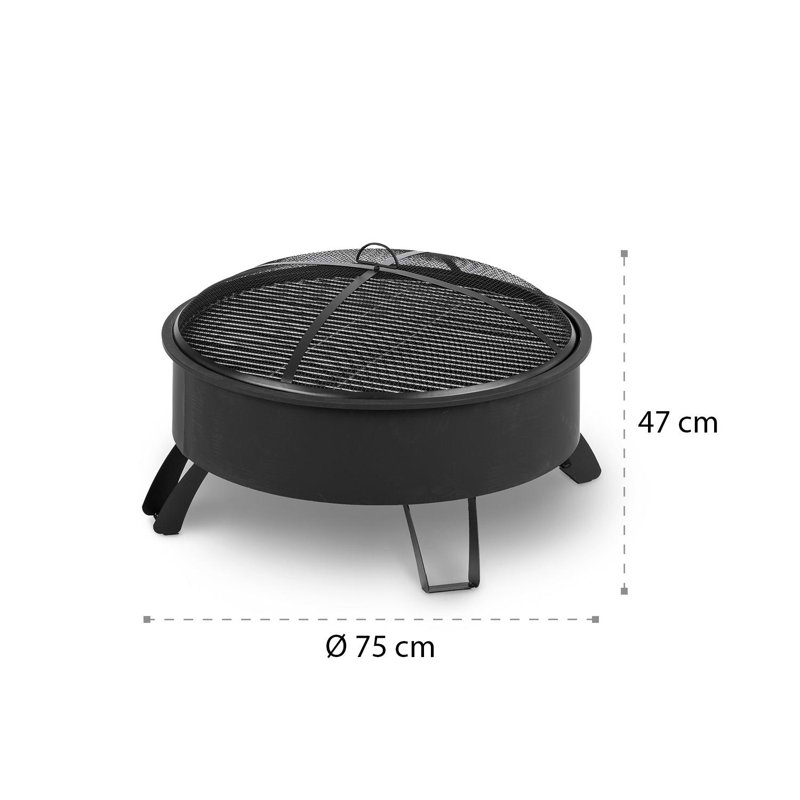 Round Steel Smokeless Fire Pit