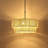 23.2" 6-Light Scalloped Rope Drum Chandelier-1664452977-1664452982