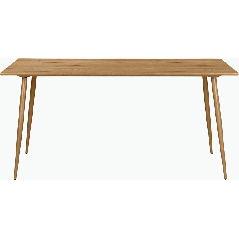 Armendariz Solid Wood Base Dining Table, H76 x L160 x W90cm, Oak