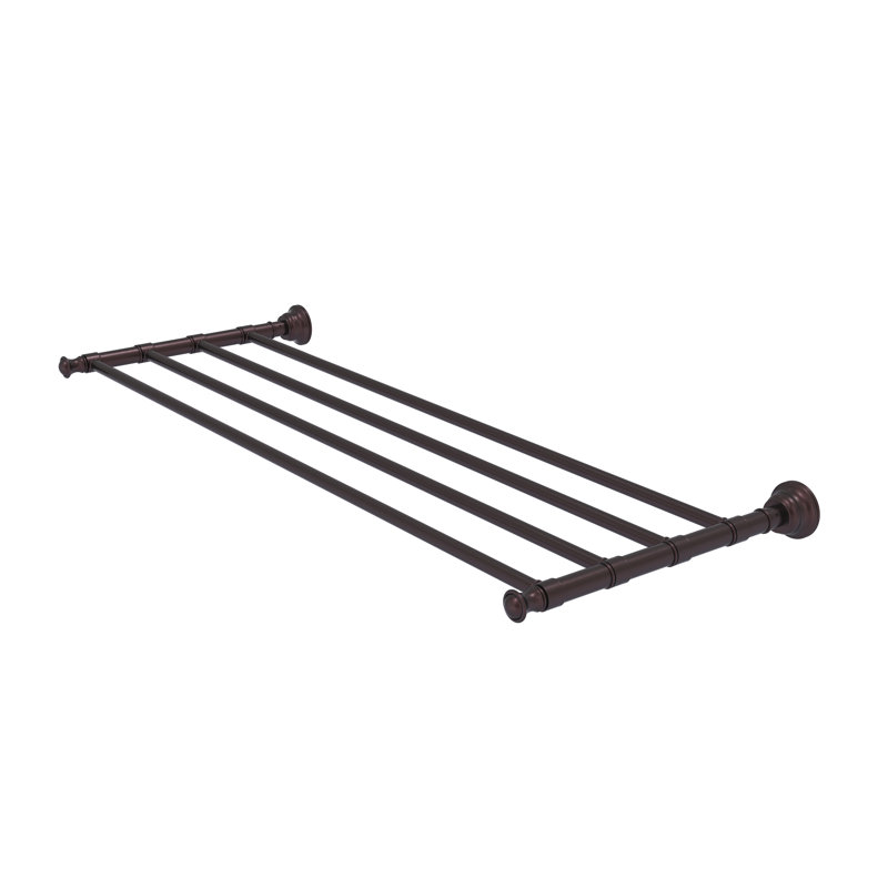 Freyja 3 Towel Rack, Antique Bronze, 12.7" D x 26" W x 2" H